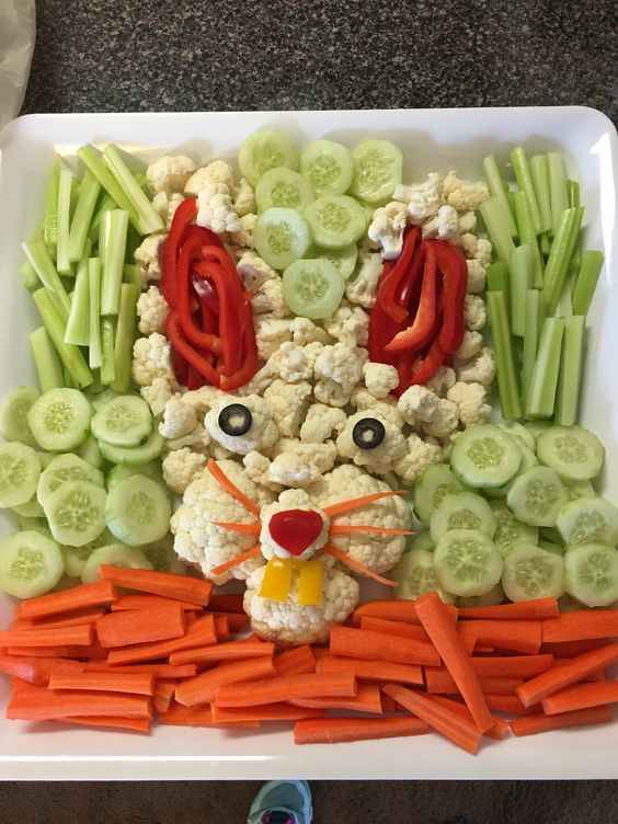 60+ Adorable Easter Veggie Tray Ideas for Every Bunny Holidappy