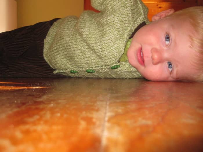 Kids sucking dust right off the floor? Yeah, not what I had in mind.
