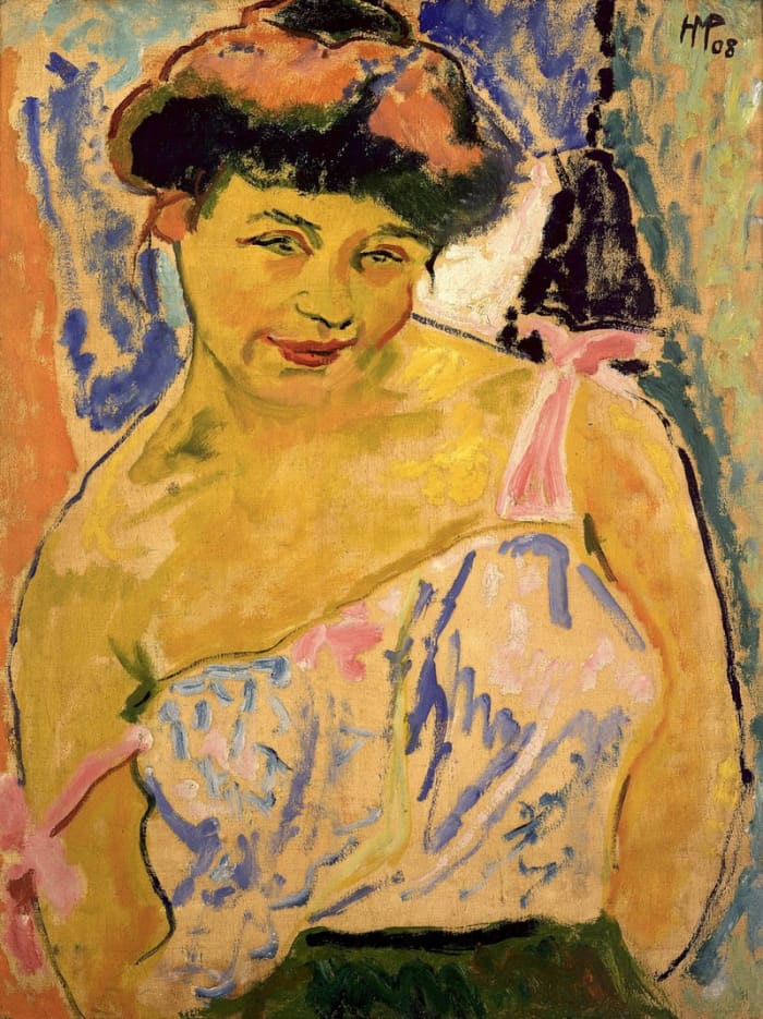 Max Pechstein, Junges Mädchen, 1908. Brücke-Museum Berlin Dauerleihgabe des Landes Berlin an die Staatlichen Museen zu Berlin,