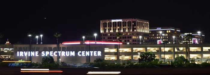 The Spectrum Center is a massive mall offering a movie theater, rides, a range of dining, and, of course, food options.