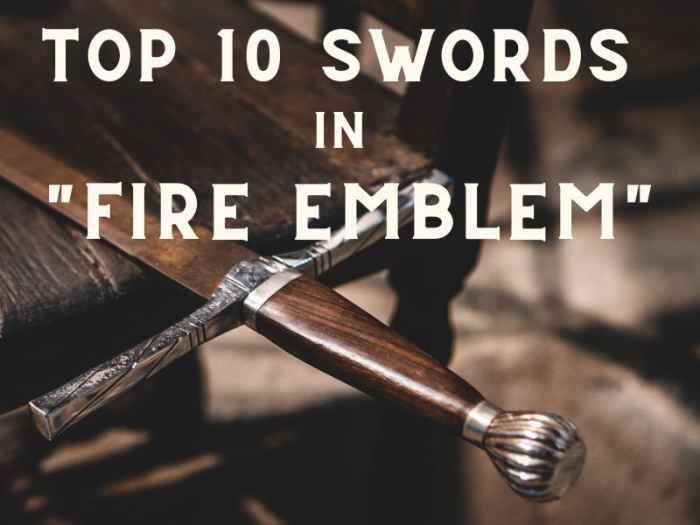 Top 10 Swords in 