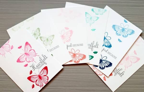 Generational stamping is a technique that all stampers should use. All you need is one stamp and one inkpad to create a custom design