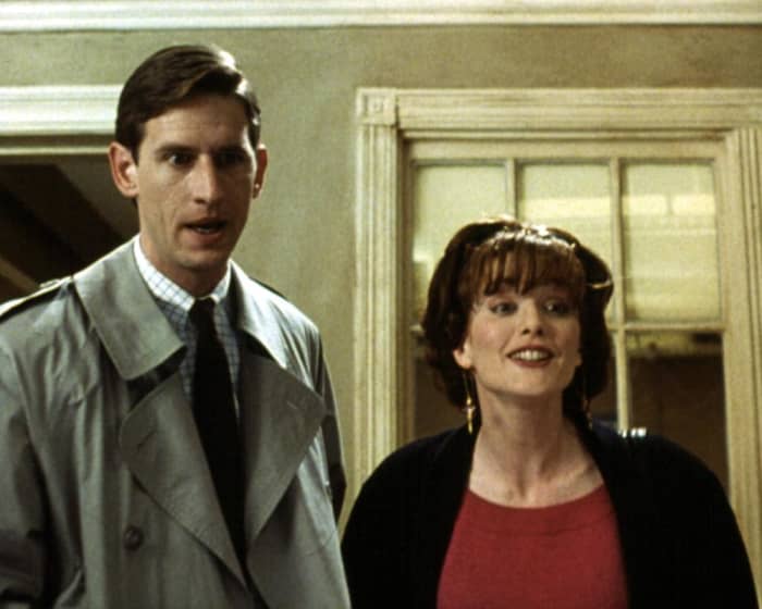 Frank (Ray McKinnon) tries to be professional while Bettylou's sister Elinor wants all the details of her arrest