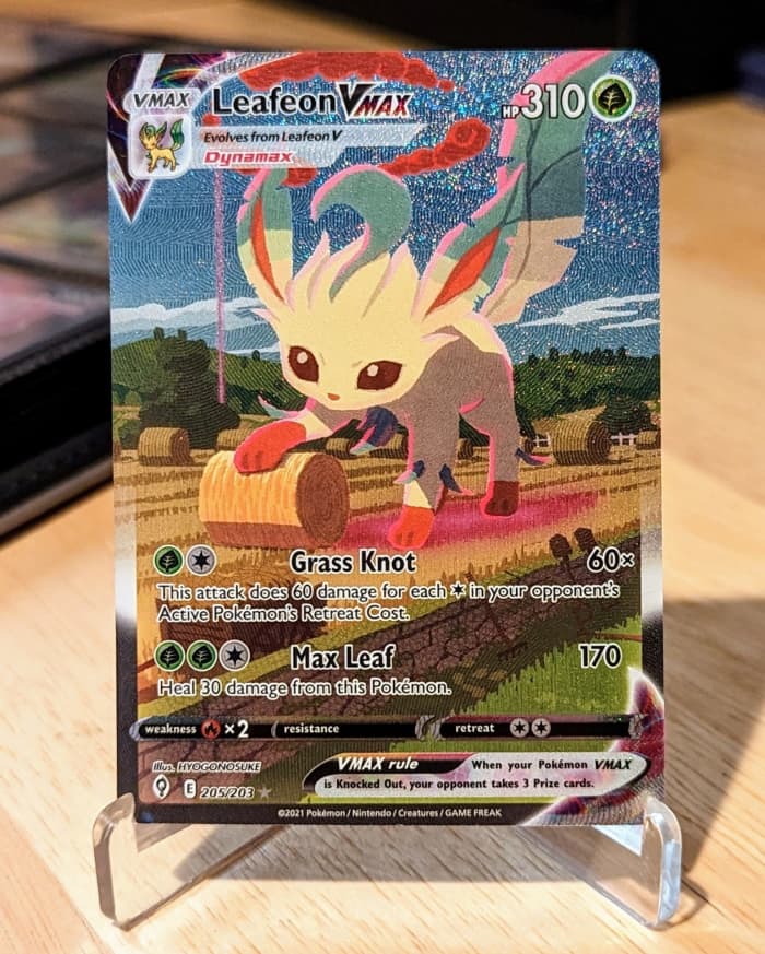 Leafeon VMAX Alternate Art - Evolving Skies - 205/203