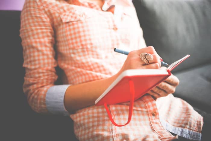 You can journal through writing feelings, or painting pictures, or creating a mixed media project. Express yourself!