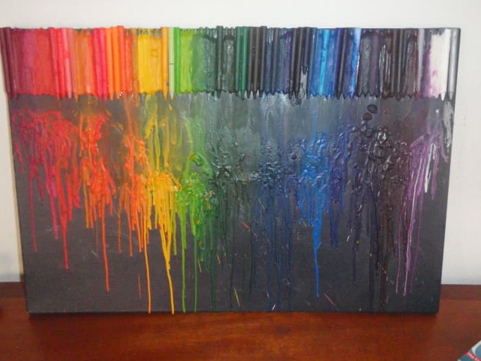 How To Create Your Own Melted Wax Crayon Art HubPages   Create Melted Wax Crayon Art 