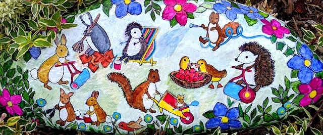 In this tutorial, you will learn how to transfer an image to a rock using white acrylic paint. I will show you how to find and download the image to word processing and then resize it to fit the surface of your rock.