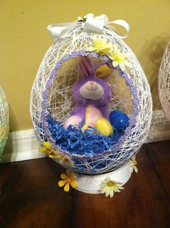 35+ Adorably Cute String Egg Easter Basket Ideas - HubPages