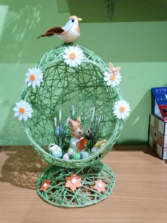 35+ Adorably Cute String Egg Easter Basket Ideas HubPages