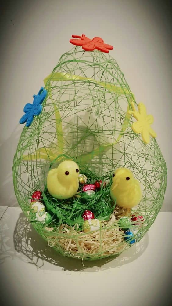 35+ Adorably Cute String Egg Easter Basket Ideas HubPages