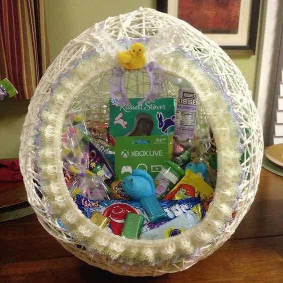 35+ Adorably Cute String Egg Easter Basket Ideas HubPages