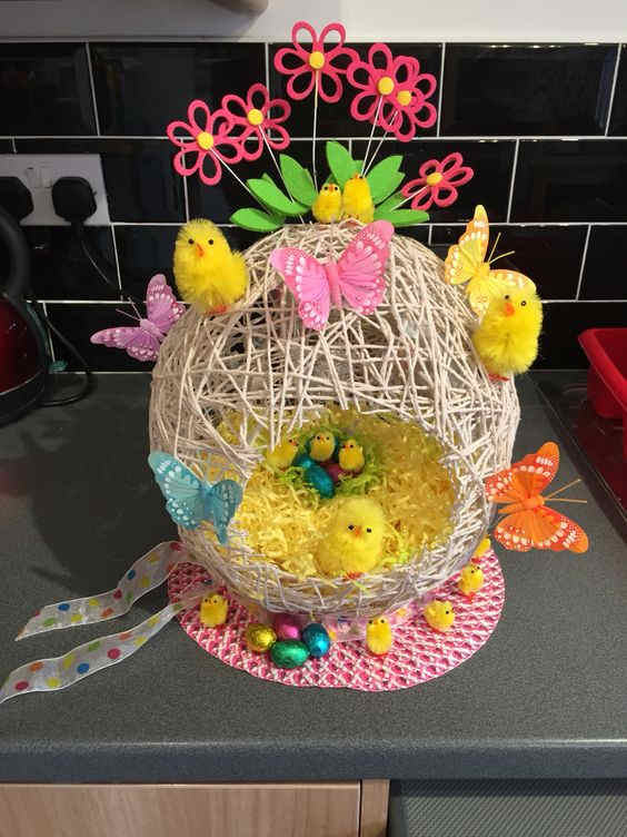 35+ Adorably Cute String Egg Easter Basket Ideas HubPages