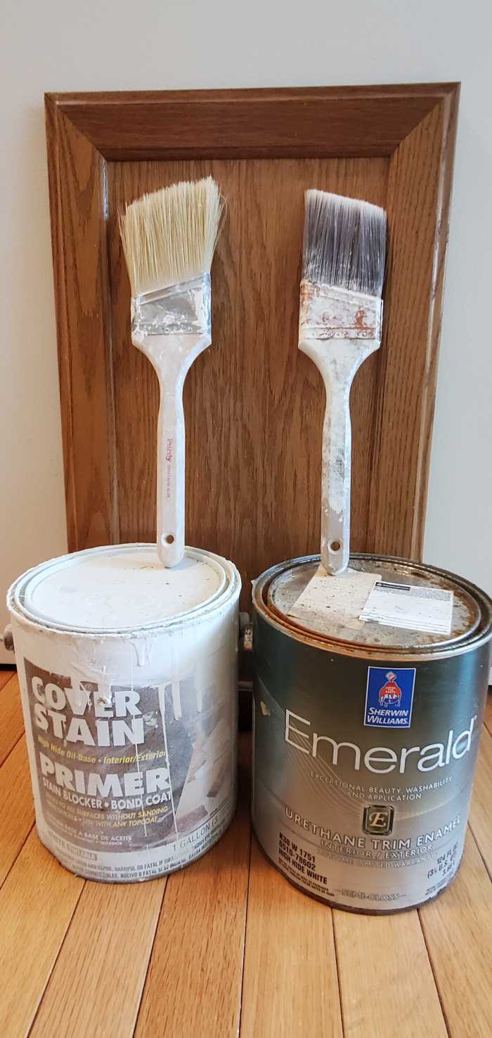 How to Paint Kitchen Without Brush Marks Dengarden