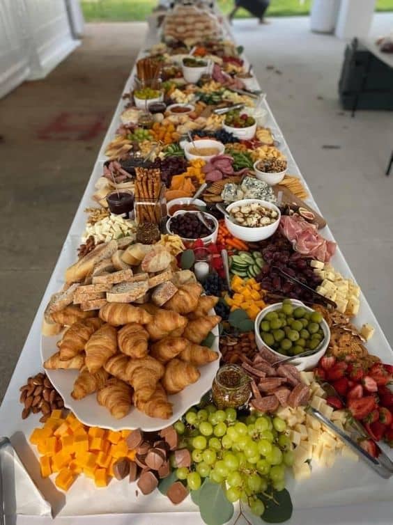 35 Stunningly Beautiful Wedding Grazing Table Ideas - Delishably