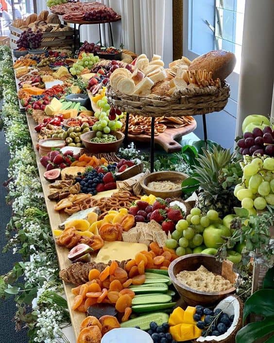 35 Stunningly Beautiful Wedding Grazing Table Ideas - Delishably