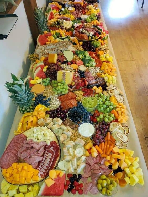 35 Stunningly Beautiful Wedding Grazing Table Ideas - Delishably