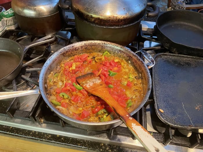 Corn, Peas, and Tomatoes Curry Recipe - Delishably