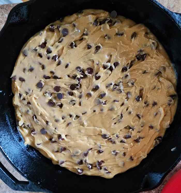 Cast Iron Skillet Chocolate Chip Cookie Recipe Delishably