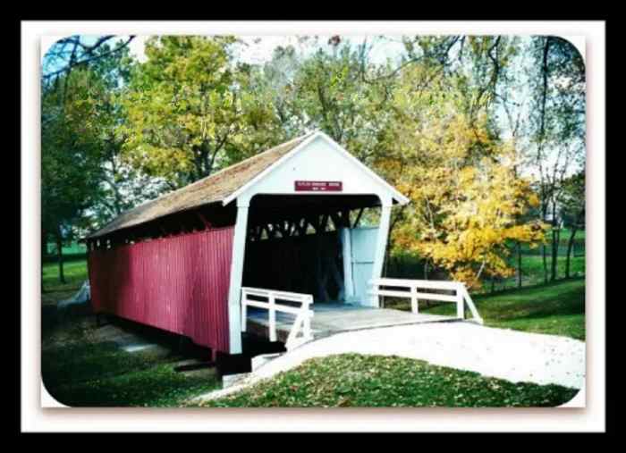 Visit the Bridges of Madison County in Iowa's Winterset City Park