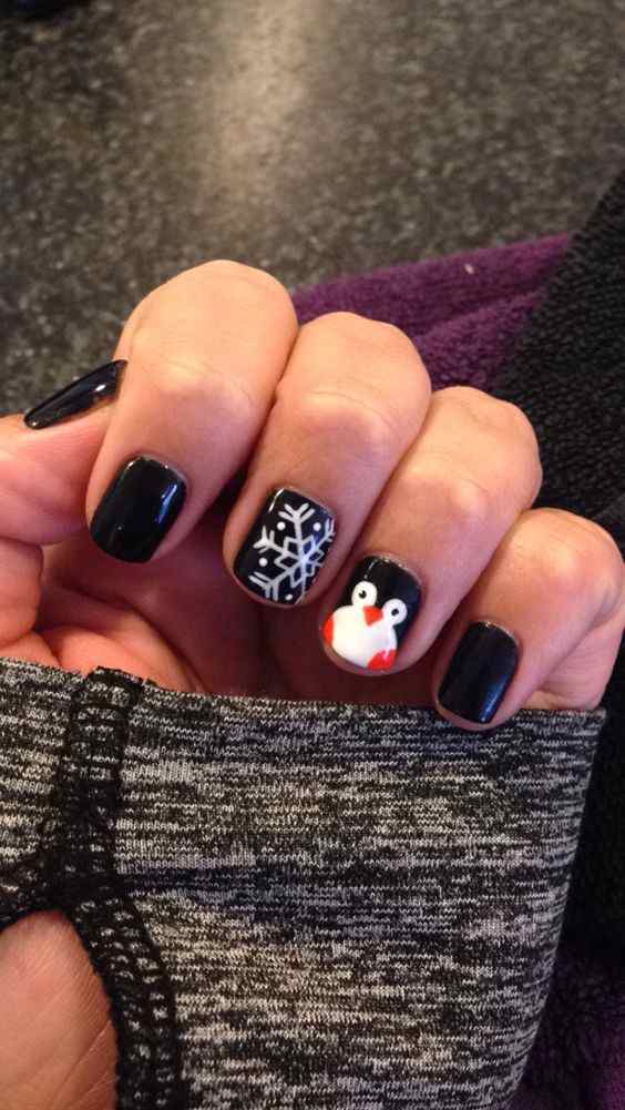 A feature penguin looks adorable