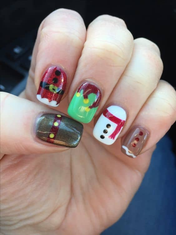 75+ Stunning Winter Nail Art Designs for the Christmas Holidays - HubPages