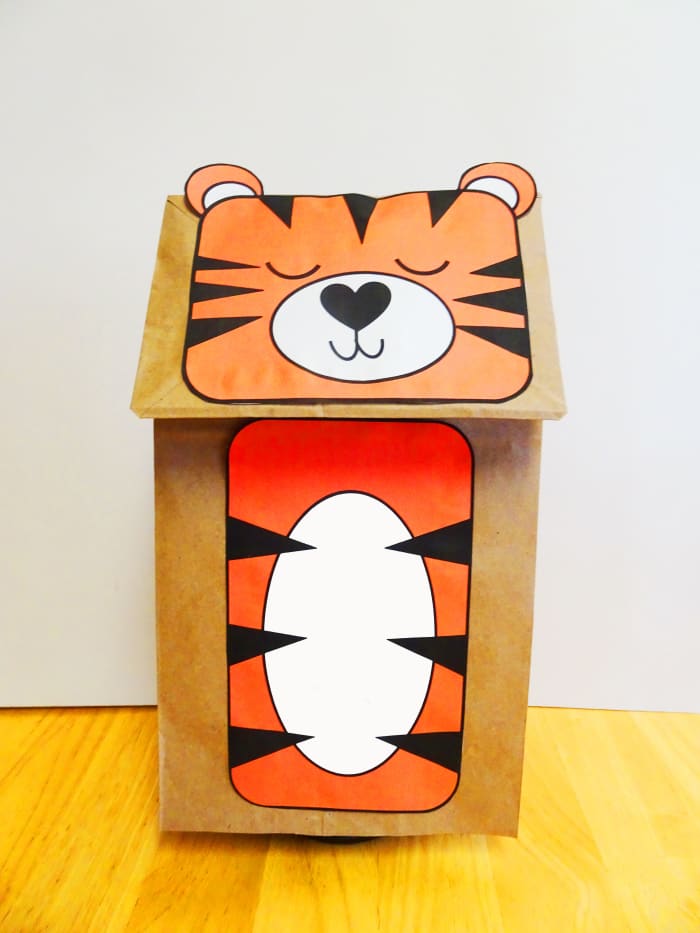 11 Easy Tiger Crafts With Printable Templates - FeltMagnet