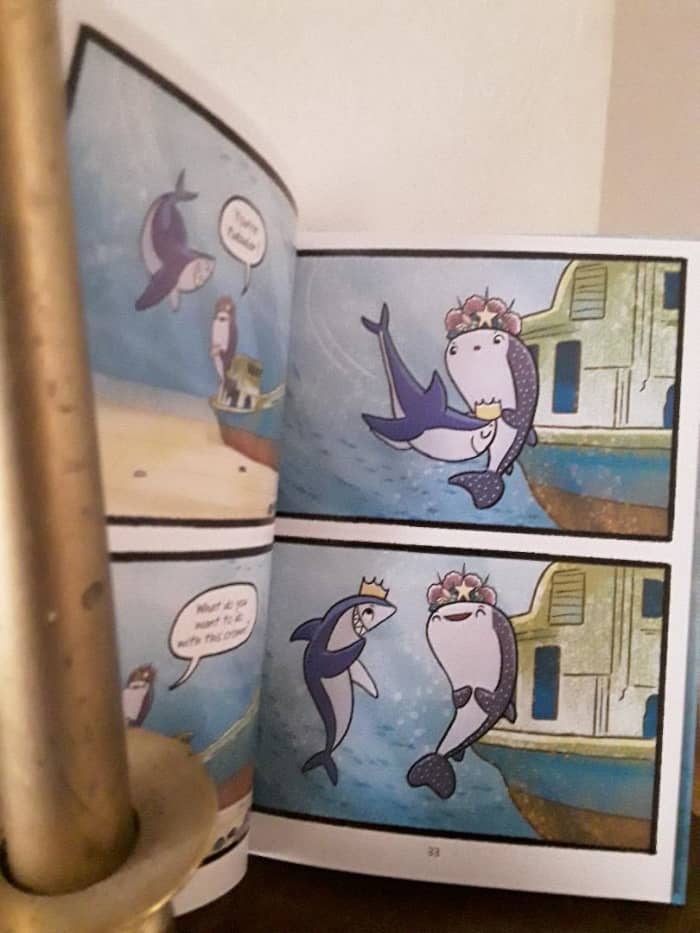 Shark Fun With Adventures in 2 Graphic Novels for the Younger Readers ...