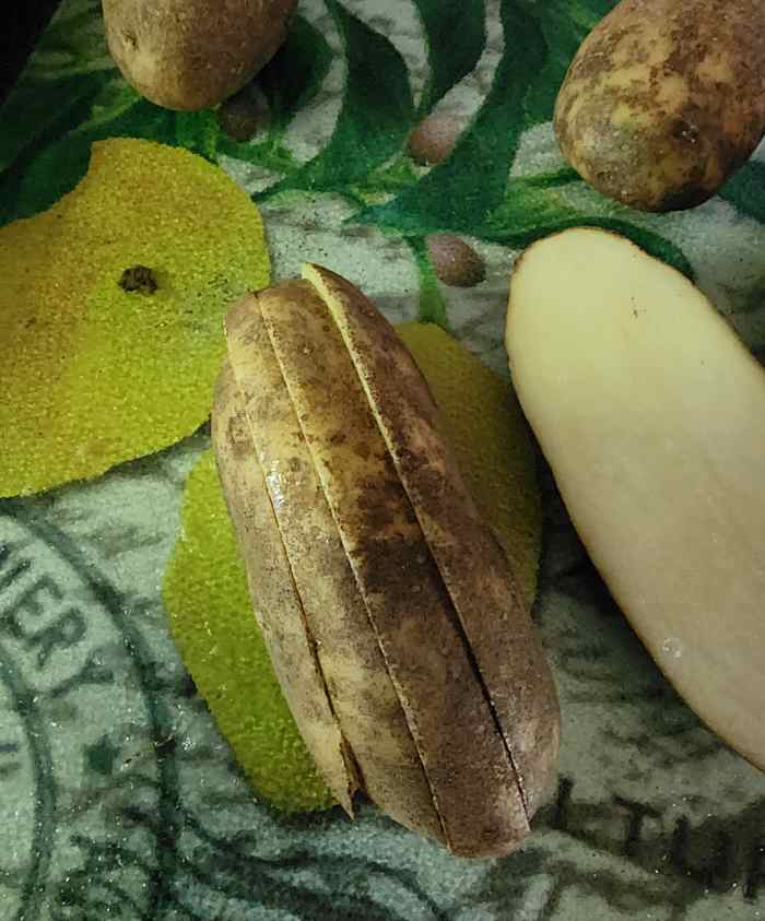 Black Garlic Oven Baked Potato Fries Recipe Delishably