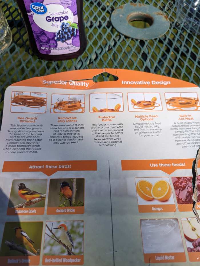 Oriole Feeder MultiPurpose HubPages