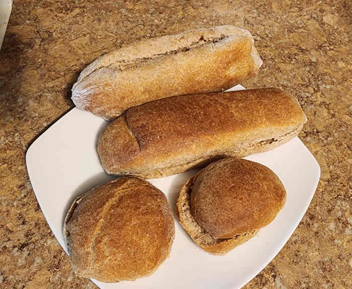 Whole Wheat Hot Dog and Hamburger Buns Bread Machine Recipe Delishably