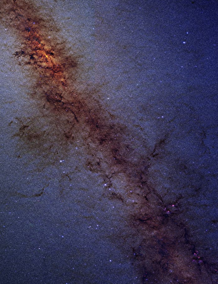 An Infinity of Stars and Planets: The Starfield of the Center of the Milky Way Galaxy as Seen From Earth