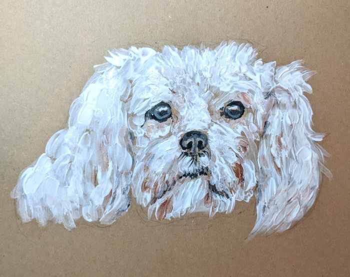 How to Paint a Portrait of Your Dog With Acrylics