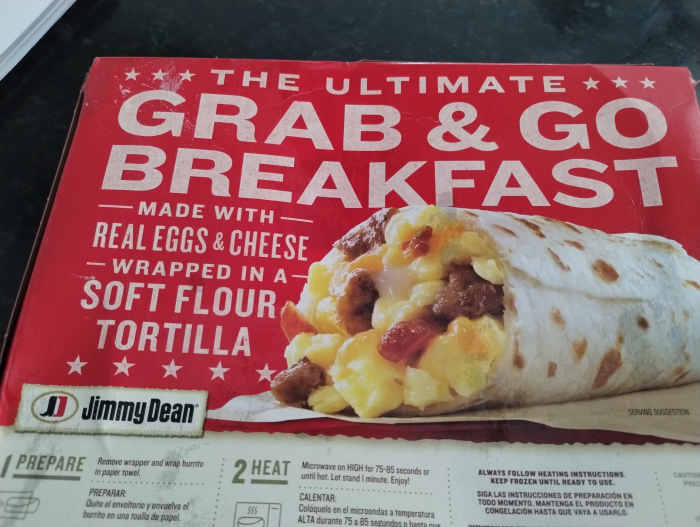 Review of Jimmy Dean Breakfast Burritos Delishably