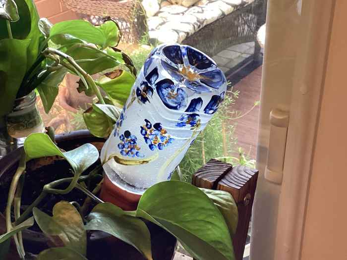 DIY Pretty Water Bottle Ideas for Terracotta Watering Spikes