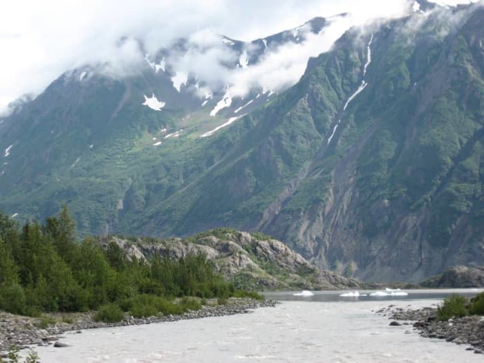 One of my favorite photos (among hundreds) of when my friends and I hiked Grewingk Glacier Park across the bay from Homer.