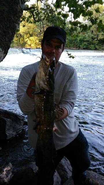 Often times the location is the most important part. Find breaks in current and good ambush points and you will be able to catch your summer catfish.
