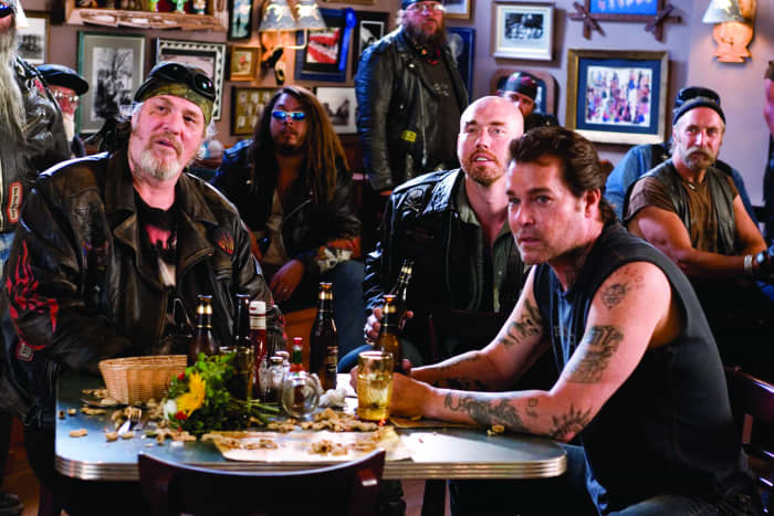 The role might not be the strongest of Liotta's (right) career but he brings his snarling menace to the film as only he can.