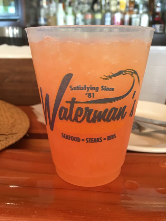 This is a crush at the bar, this is about $10 now. Don't get me wrong, it very good and it is fun to sit at the outside bar and watch the ocean. But, I love making my own at home.