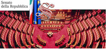 This is the Italian senate, it has 315 senators elected from the public. They wanted to reduce this number to about one hundred, but the Italians said no to these changes. .