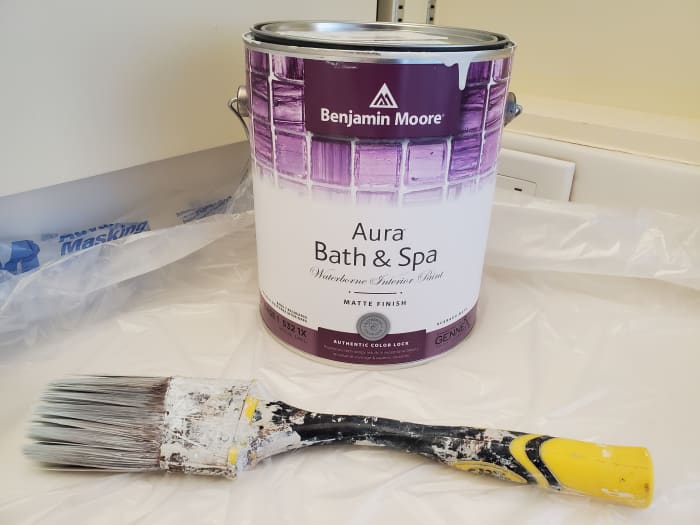 Benjamin Moore Aura Bath and Spa Paint Review Dengarden