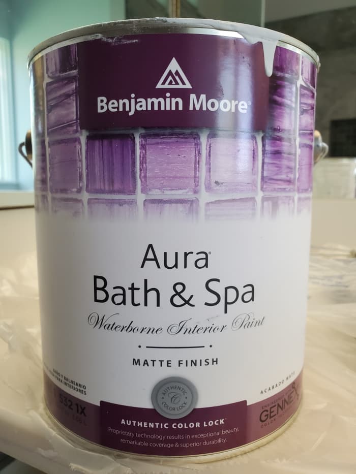 Benjamin Moore Aura Bath and Spa Paint Review Dengarden