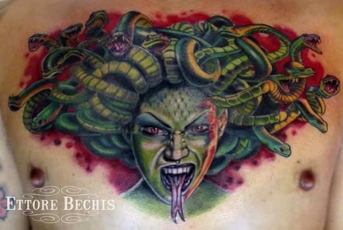 Medusa is such a complex and interesting character that there are so many different kinds of ways you can portray this amazing mythological being with your tattoo.