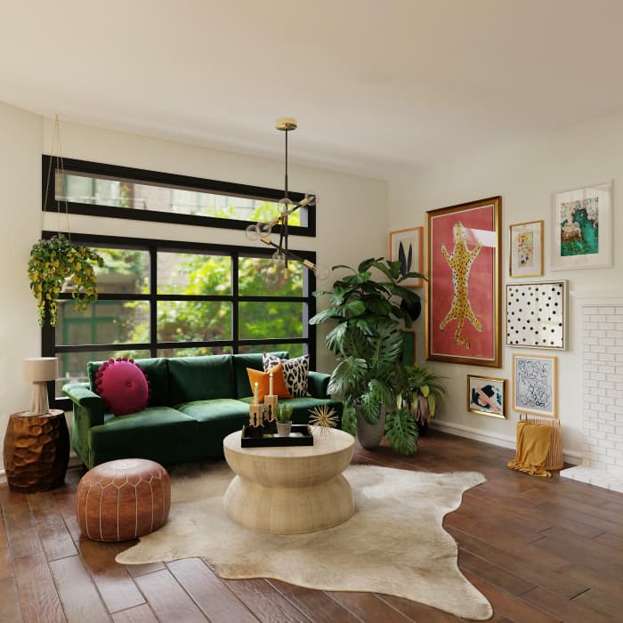 A Gemini living room will have an assortment of interesting focal points. There will be a collection of art on the walls, which will help create dimension. There will be objects that help foster conversation.