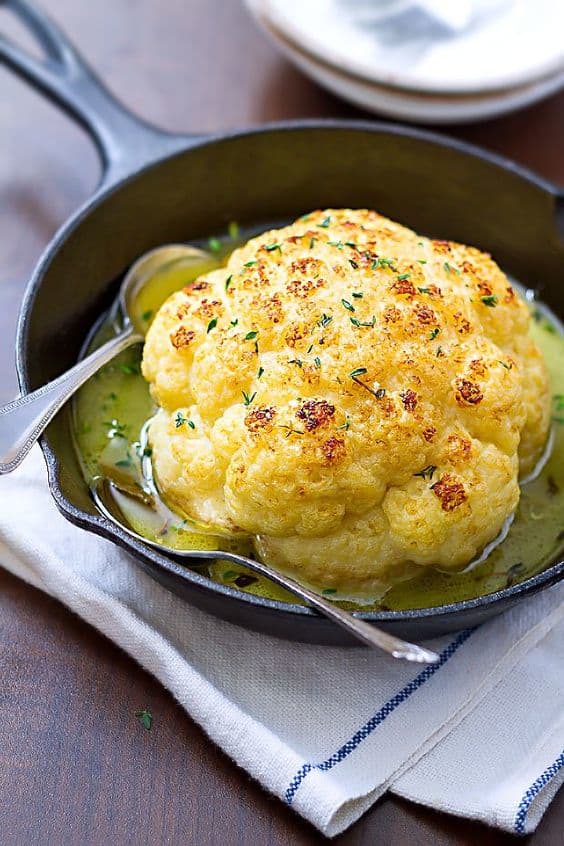 Cauliflower is one of those vegetables that you can add all most any flavor too use, Although it has its own nutty like flavor, with the right seasonings and ingredients you can create your own flavor profile to it.