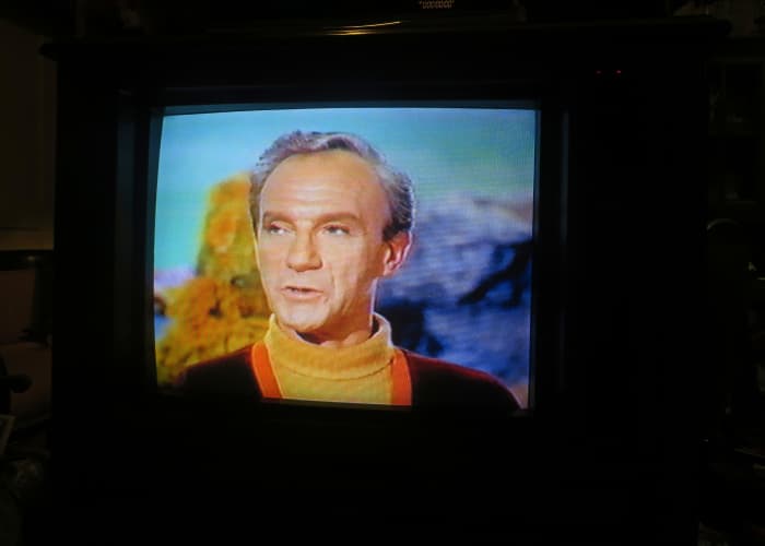 Doctor Smith looks rather Dapper on the Curtis Mathes Color Console Television Model B2610RC with the Hitachi A66ABU30X Picture tube.