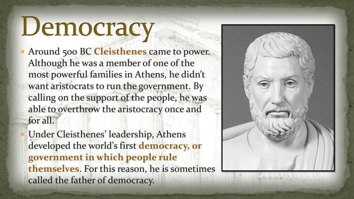 The Father of Democracy: The Ancient Greek, Cleisthenes - HubPages