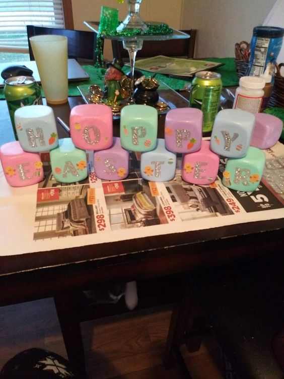 75+ Unique DIY Dollar Store Foam Dice Crafts