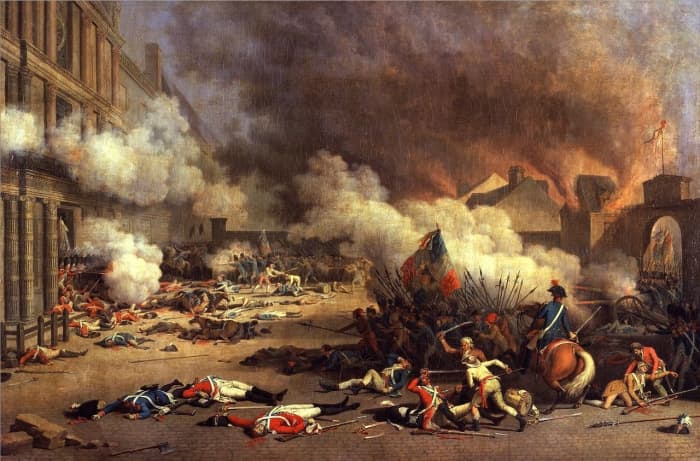 The ever loyal Swiss Guard during the French Revolution