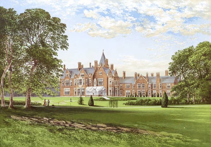 The image shows the current home of Edward and Sophie, Earl and Countess of Wessex and their children Louise and James.