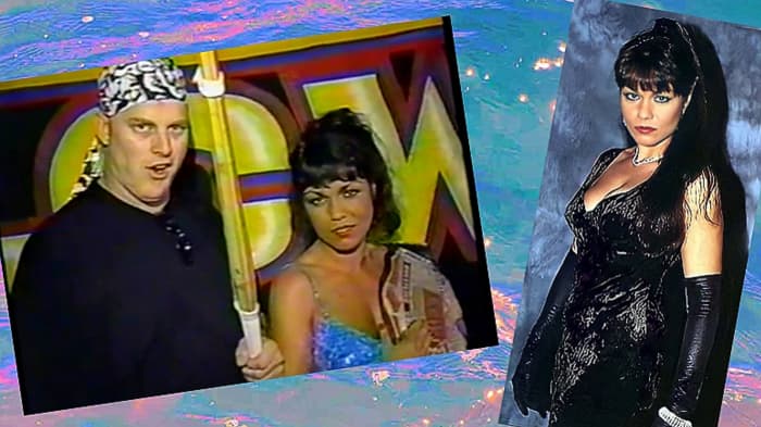 Applying her wisdom, Woman helped The Sandman navigate controversial waters before she returned to the WCW in 1996.